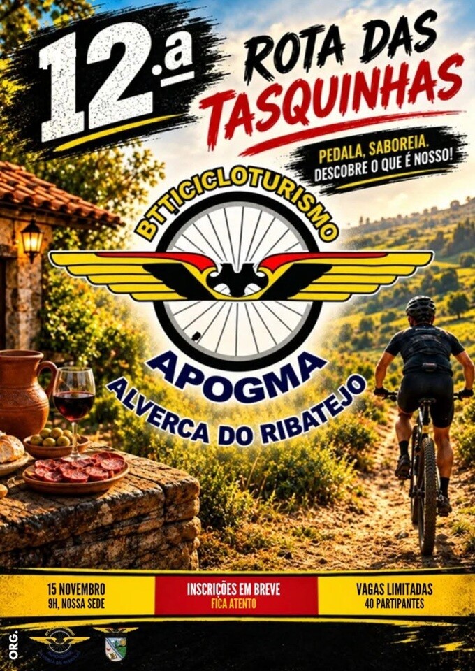 12.ª Rota das Tasquinhas do BTT Apogma
