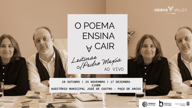O Poema Ensina a Cair: Leituras com Pedro Mexia – 28 outubro