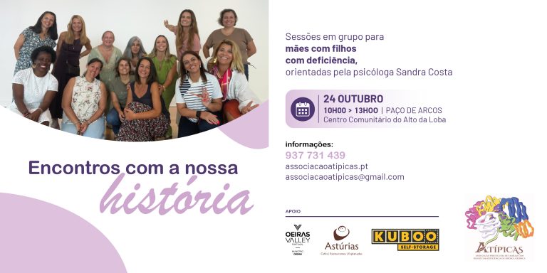 Associação Atípicas promove sessão ‘Encontros com a Nossa História’