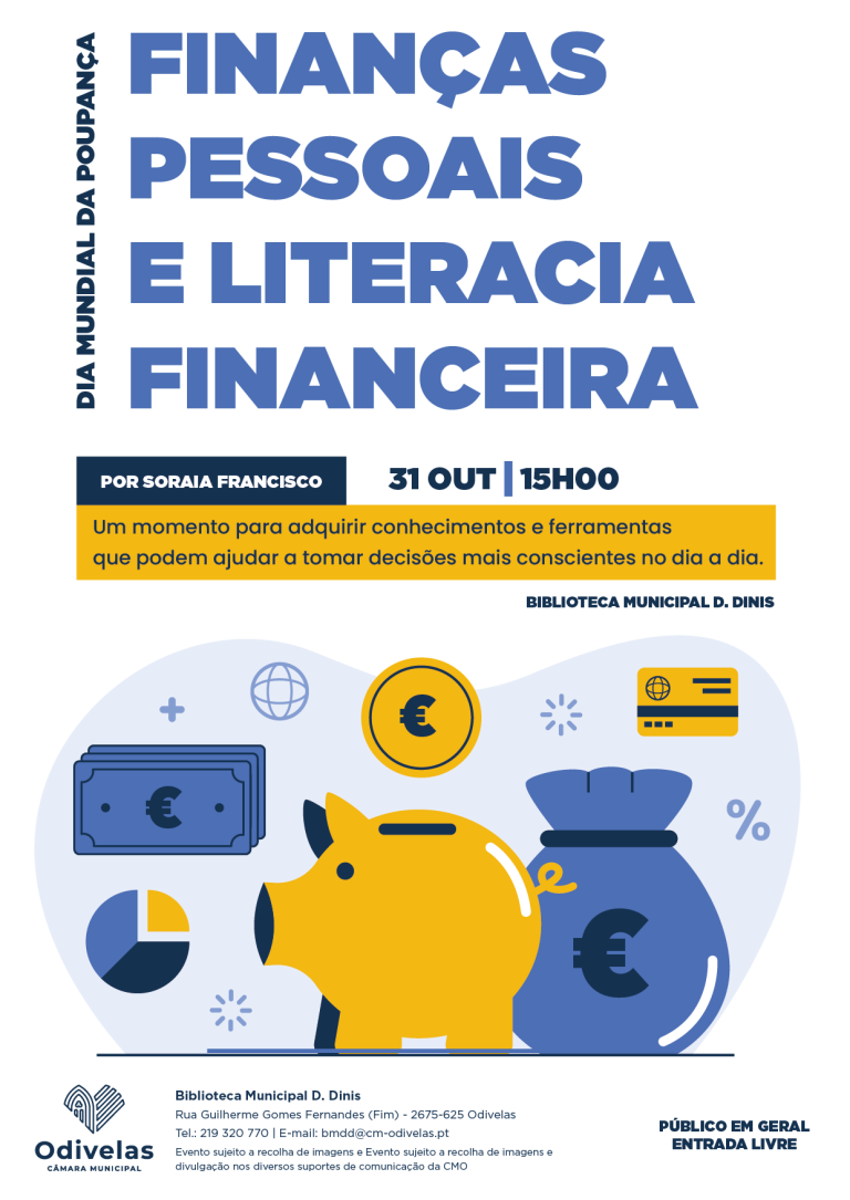 DIA MUNDIAL DA POUPANÇA – finanças pessoais e literacia financeira